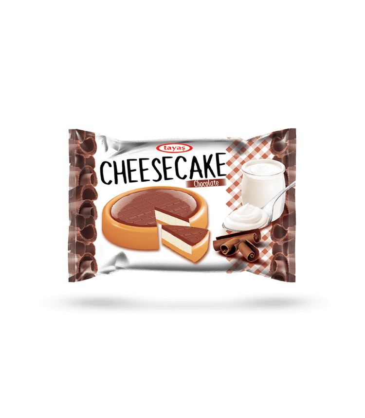 Cheesecake -  Cheesecake Aromalı Krema Dolgulu Bisküvili Sütlü Kokolin