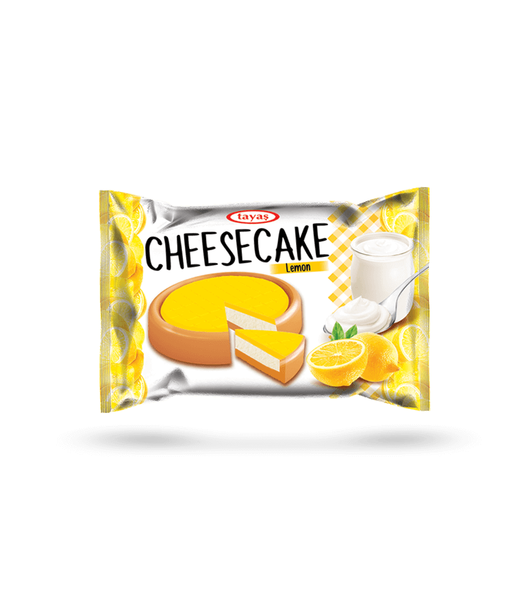 Cheesecake - Limon ve Cheesecake Aromalı Krema Dolgulu Bisküvili Sütlü Kokolin