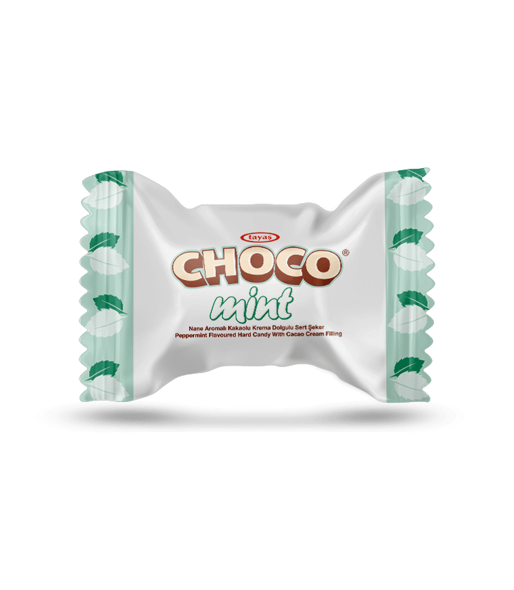 Chocomint - Nane Aromalı Kakao Krema Dolgulu Sert Şeker