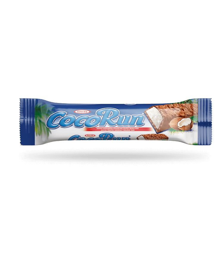 Cocorun - Kakao Kaplamalı Hindistan Cevizli Nuga Bar