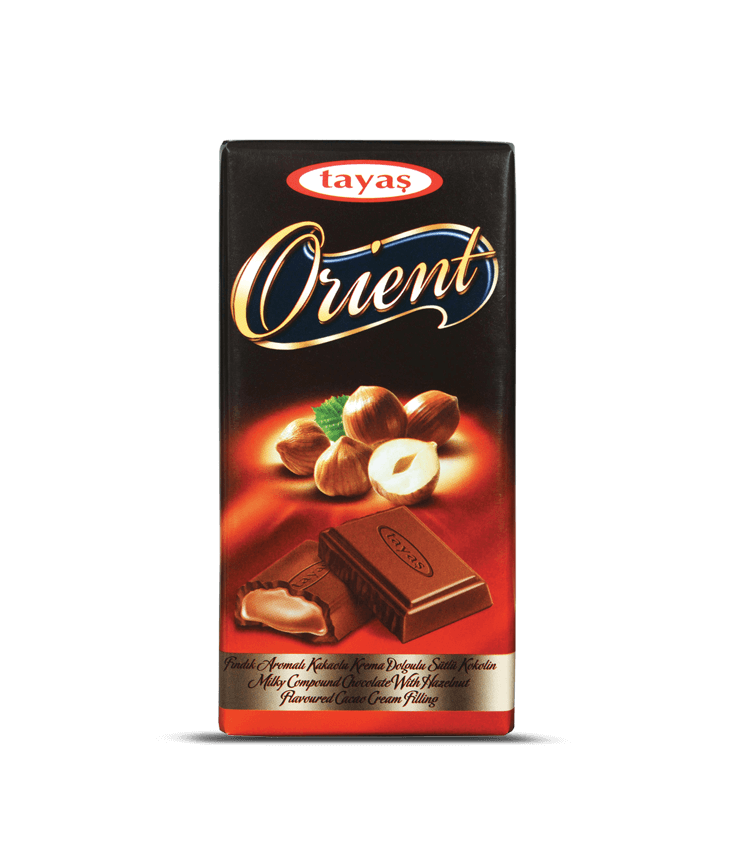 Orient - Fındık Aromalı Kakao Krema Dolgulu Sütlü Tablet