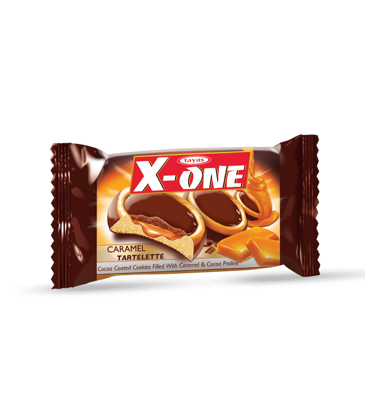 X-One – Karamelli Kakao Kaplı Bisküvi - Tayaş Gıda