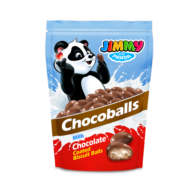 Jimmy Chocoballs - Sütlü Çikolata Kaplı Bisküvi