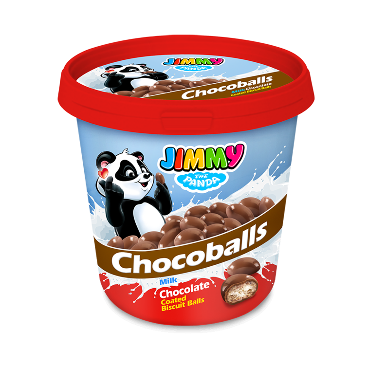 Jimmy Chocoballs - Sütlü Çikolata Kaplı Bisküvi