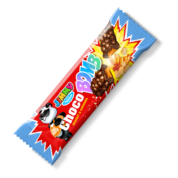 Jimmy Choco Bomb – Sütlü Çikolata Kaplamalı, Mısır ve Pirinç