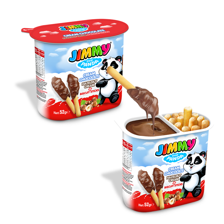 Jimmy Cream Chocolate - Fındık Kreması + Çubuk Kraker