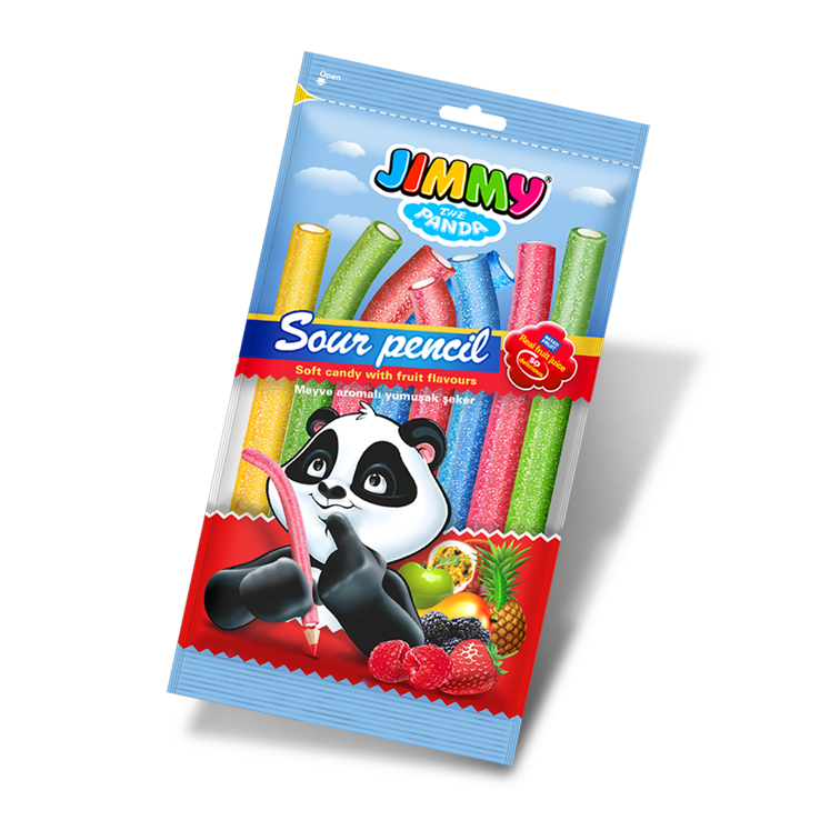 Jimmy Sour Pencil - Meyve Aromalı Yumuşak Şeker