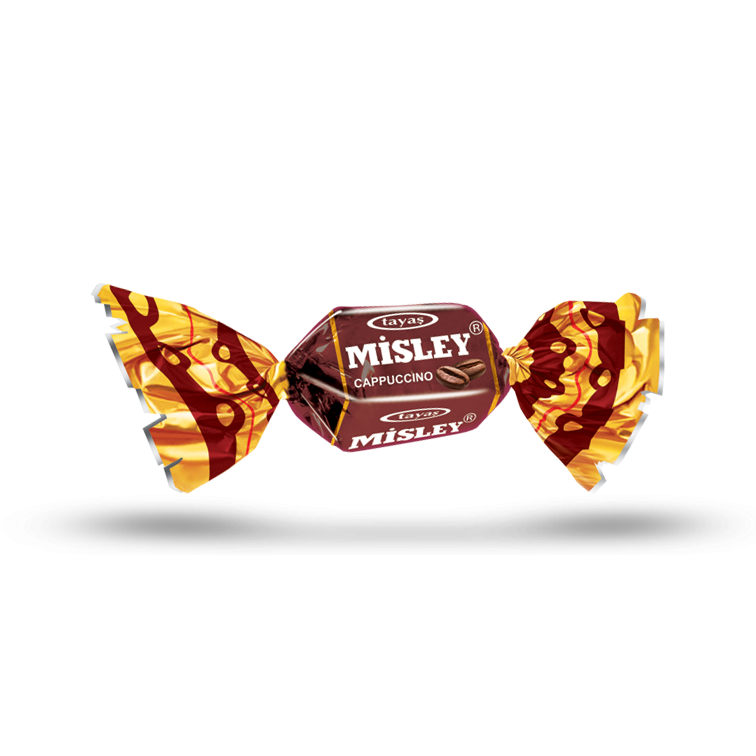 Misley - Kapuçino Aromalı, Sütlü Krema Dolgulu Kokolin