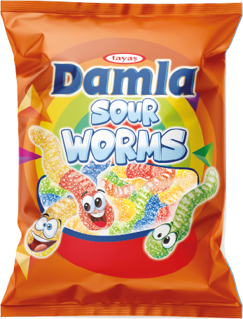 Damla Sour Worms